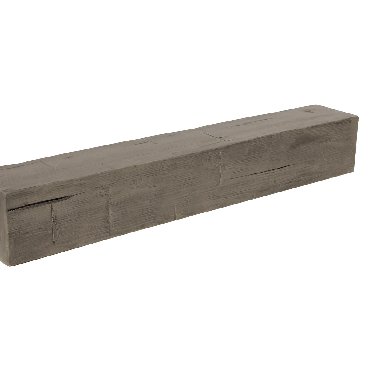 Faux Hand Hewn Fireplace Mantel - Ash