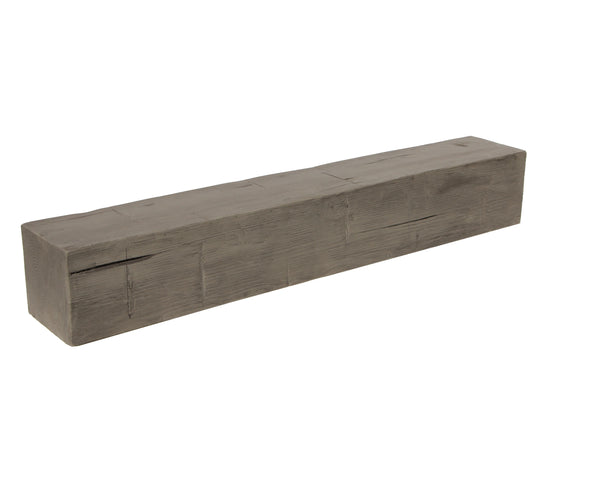 Faux Hand Hewn Fireplace Mantel - Ash