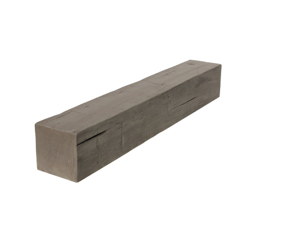 Faux Hand Hewn Fireplace Mantel - Ash