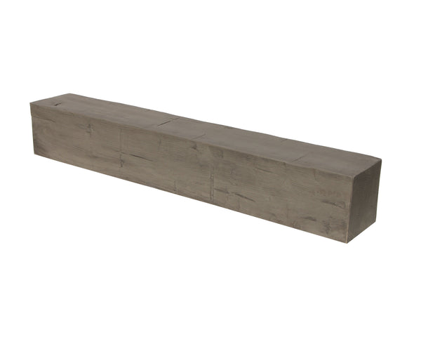 Faux Hand Hewn Fireplace Mantel - Ash