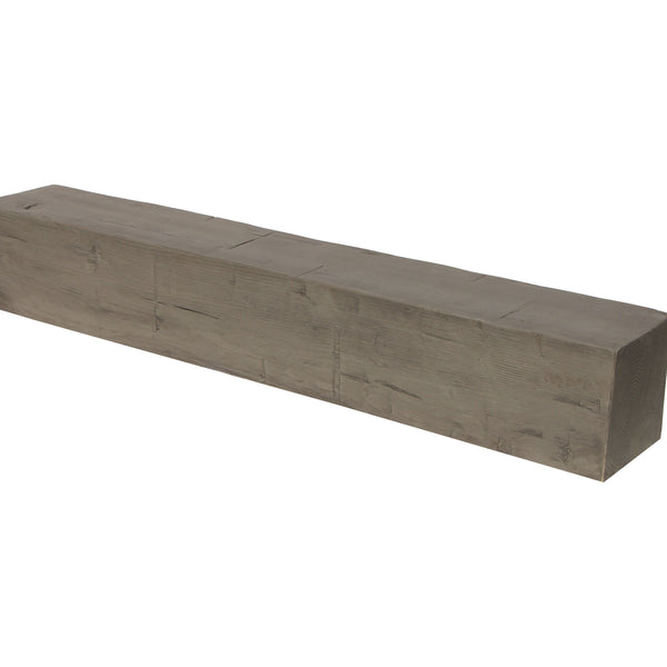 Faux Hand Hewn Fireplace Mantel - Ash