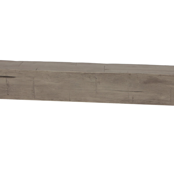 Faux Hand Hewn Fireplace Mantel - Ash