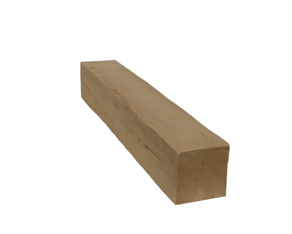 Faux Hand Hewn Fireplace Mantel - Portobello