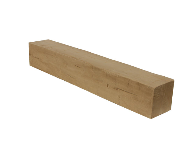 Faux Raised Grain Fireplace Mantel - Portobello