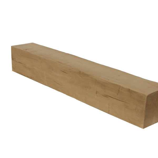 Faux Raised Grain Fireplace Mantel - Portobello