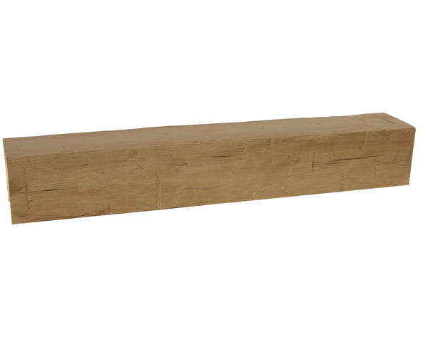 Faux Hand Hewn Fireplace Mantel - Portobello