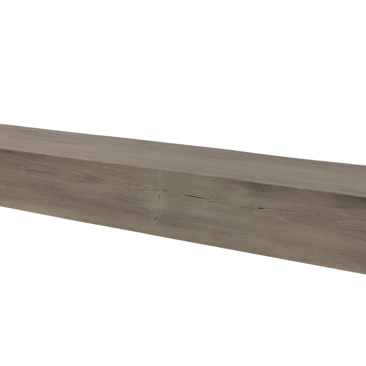 Faux Raised Grain Fireplace Mantel - ASH