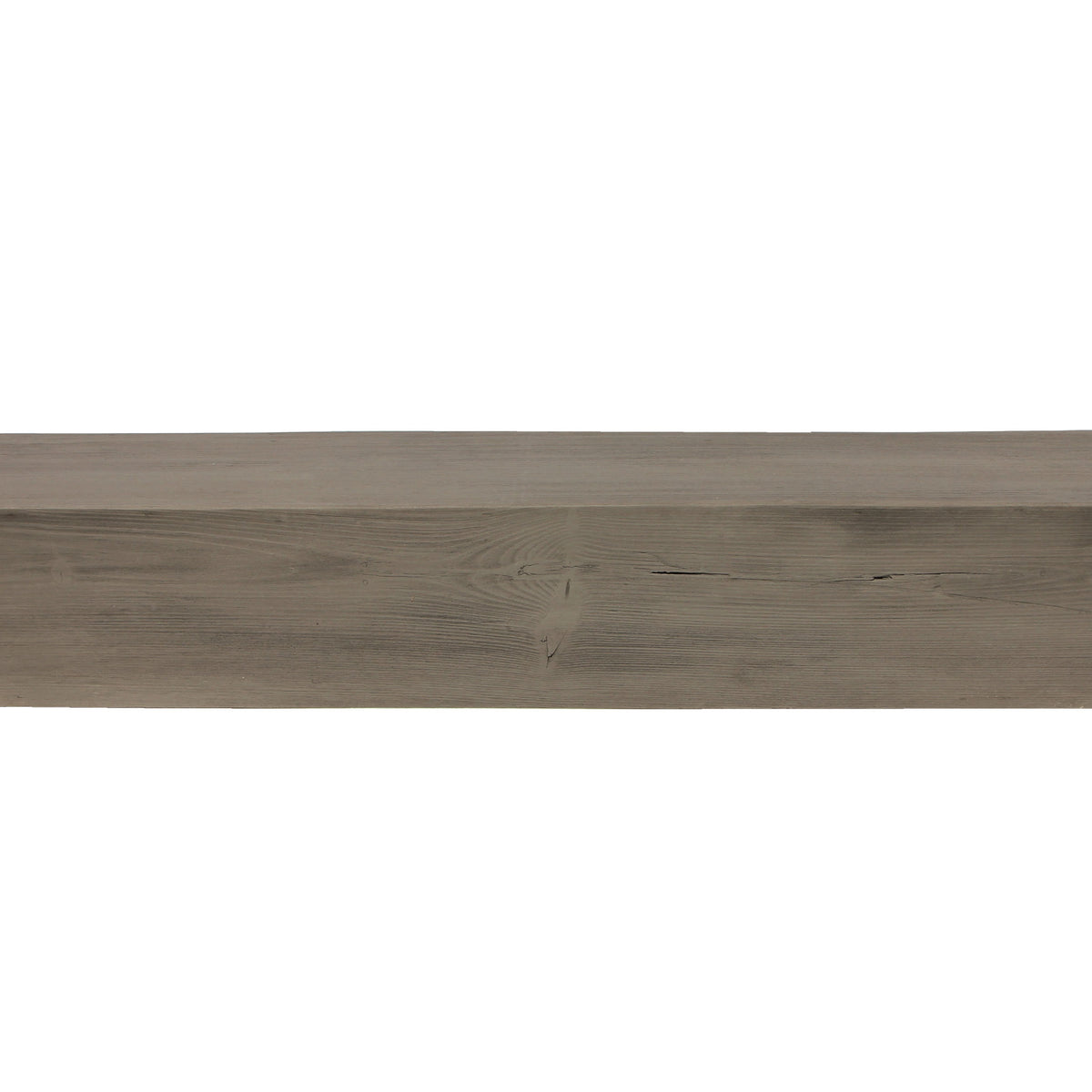 Faux Raised Grain Fireplace Mantel - ASH