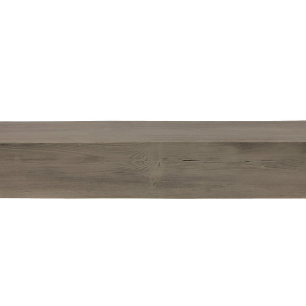 Faux Raised Grain Fireplace Mantel - ASH