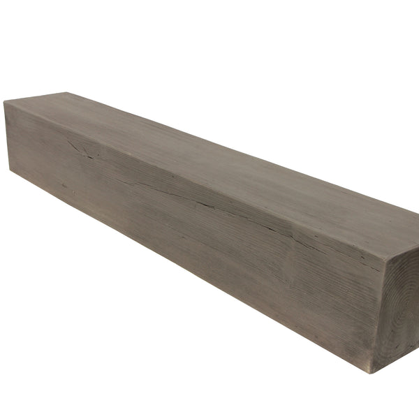 Faux Raised Grain Fireplace Mantel - ASH